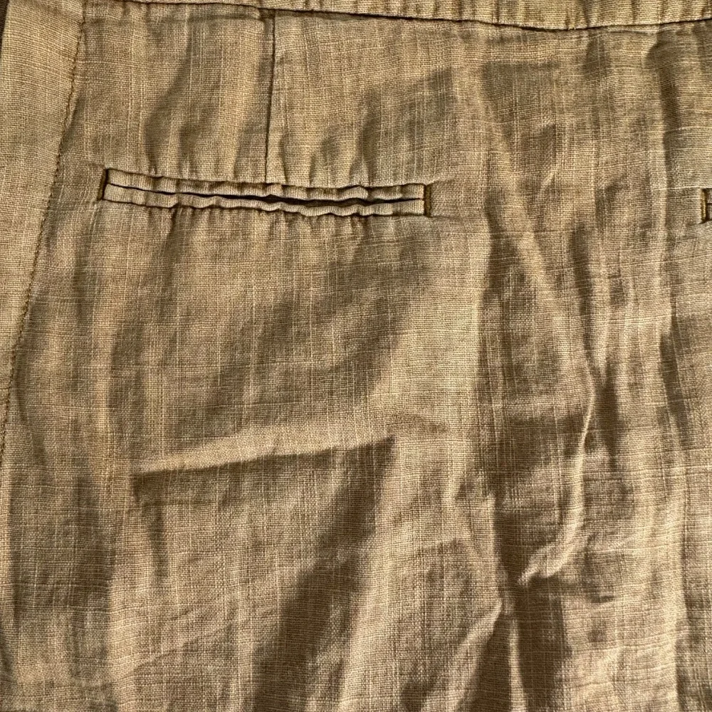 Free People Johanna NWT Brpown Sugar Linen Skort‎ Sz 10